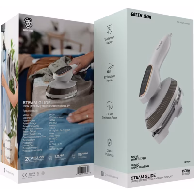 Green Lion Steam Glide Iron/Steam TouchScreen